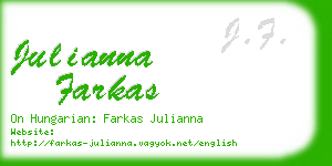 julianna farkas business card